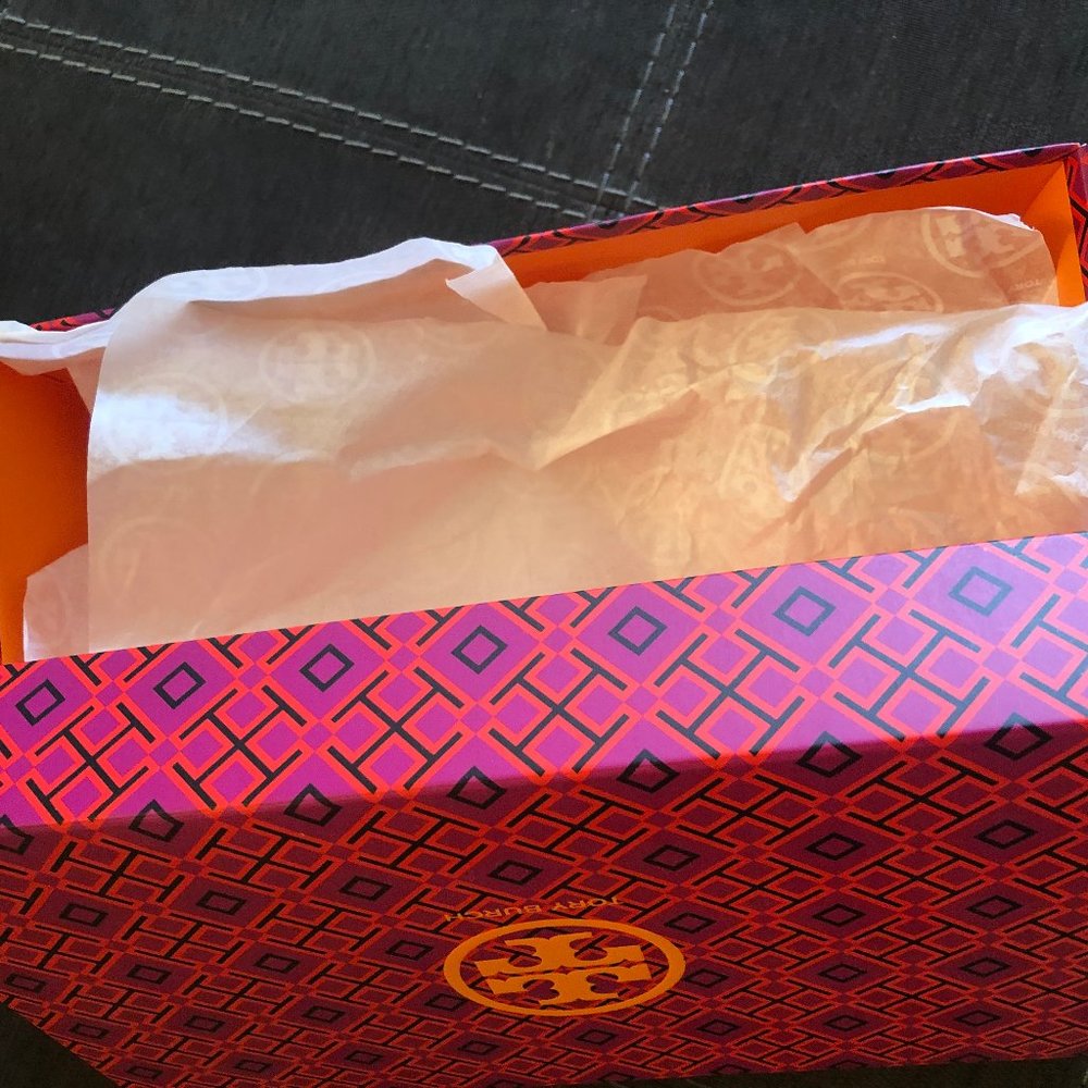 Tory Burch Shoe Box + Dust Bag